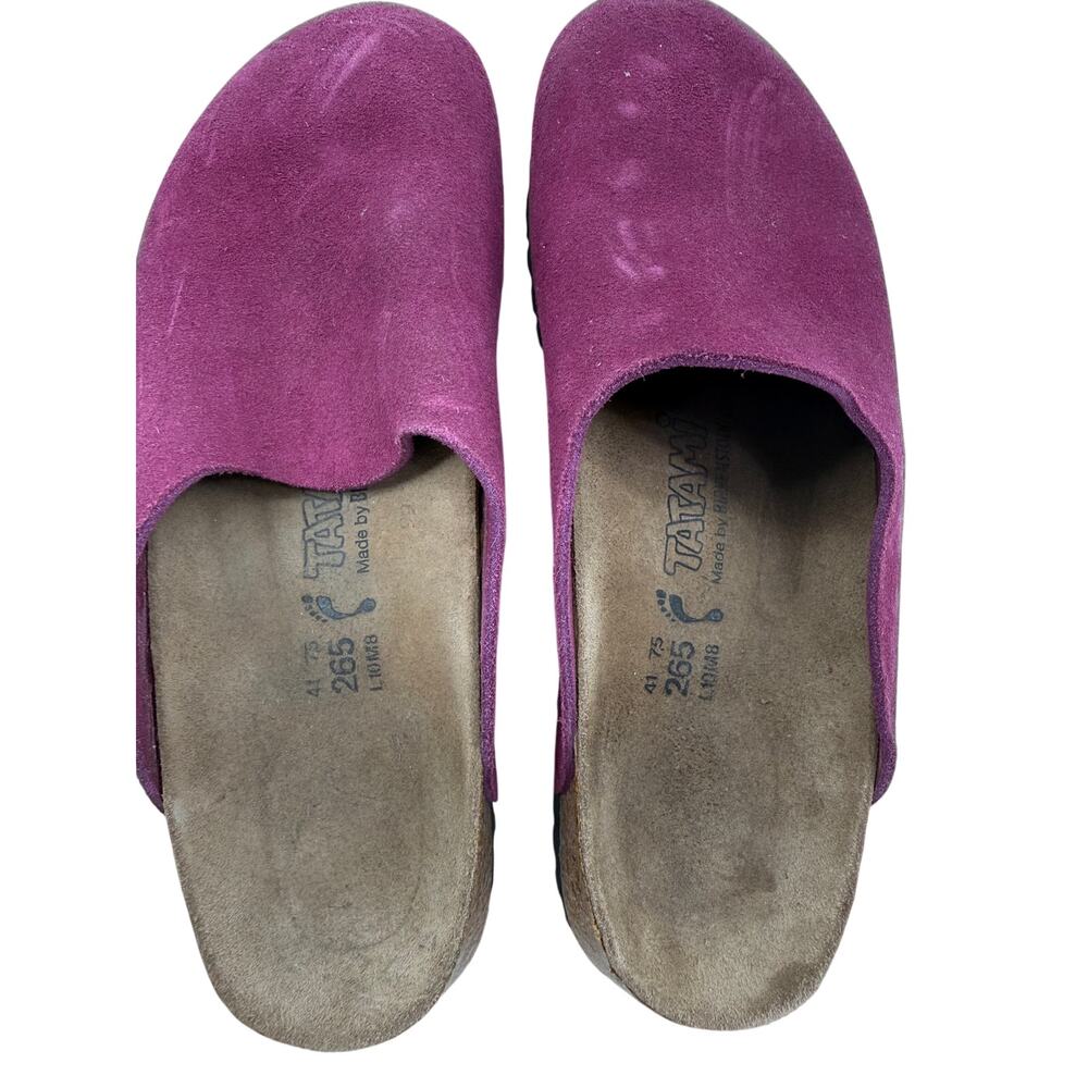 Birkenstock Tatami Slide Clog Shoes Raspberry SZ 41 10 10.5 Minimalist Boho
